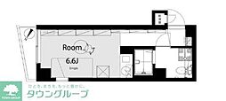 藤和シティコープ新大塚 ワンルームの間取図画像