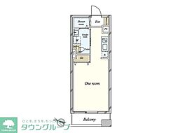 ライフコア押上 ワンルームの間取図画像