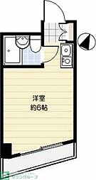 エトワール目白台 ワンルームの間取図画像