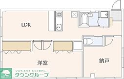 サイプレスガーデン 1SLDKの間取図画像