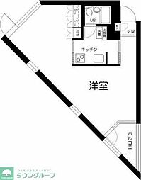 F.R.M.ビル 1Kの間取図画像
