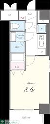 エムスクエア 1Kの間取図画像