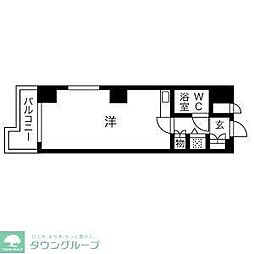 ノバ浅草 ワンルームの間取図画像