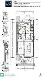 RELUXIATOKYOEAST2 2Kの間取図画像
