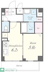 Ｖｅｇａ　Ｓａｎｗａ(ヴィーガサンワ) 2階1DKの間取り
