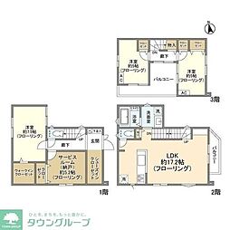 Ｋｏｌｅｔ足立島根02 3SLDKの間取り