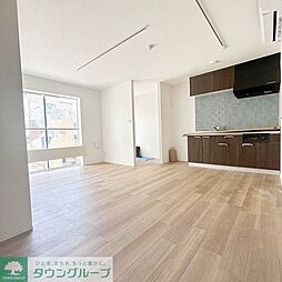 東武伊勢崎線 西新井駅 徒歩10分の賃貸アパート 1階2LDKのリビング/ダイニング