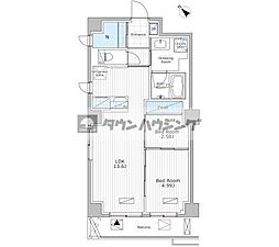 つくばエクスプレス 浅草駅 徒歩12分の賃貸マンション 5階2SLDKの間取り