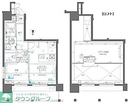 ZOOM錦糸町 1LDKの間取図画像