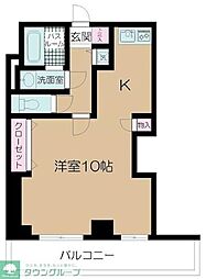 サンピア西須賀 1Kの間取図画像
