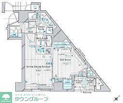グランドトゥルース東向島 1LDKの間取図画像