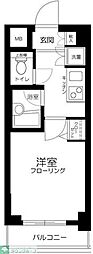 ミリオンガーデン小石川 1Kの間取図画像