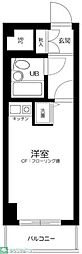 ライオンズマンション元浅草 ワンルームの間取図画像