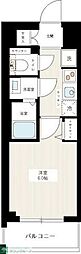 AZESTアオト 1Kの間取図画像