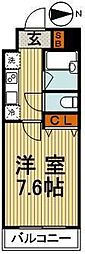 スペーシア秋葉原 1Kの間取図画像