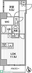 SEASONFLATS浅草言問道り 1LDKの間取図画像