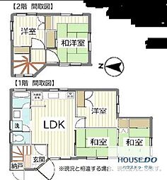 龍ヶ崎市六斗蒔 5LDKの間取り