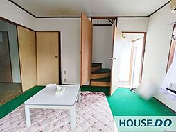 鉾田市二重作の中古―戸建て住宅　一軒家 3DKのリビング/ダイニング