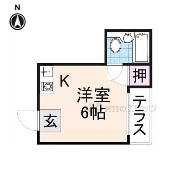 住地八坂マンション 103｜大阪府寝屋川市八坂町(賃貸アパート1R・1階・16.00㎡)の写真 その2