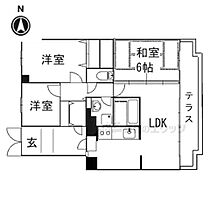 シャンティーあやめ池  ｜ 奈良県奈良市疋田町（賃貸マンション3LDK・1階・65.54㎡） その2