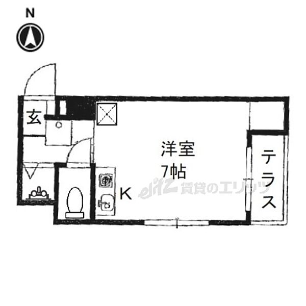 リベラル宮之阪 102｜大阪府枚方市宮之阪４丁目(賃貸マンション1R・1階・18.00㎡)の写真 その2