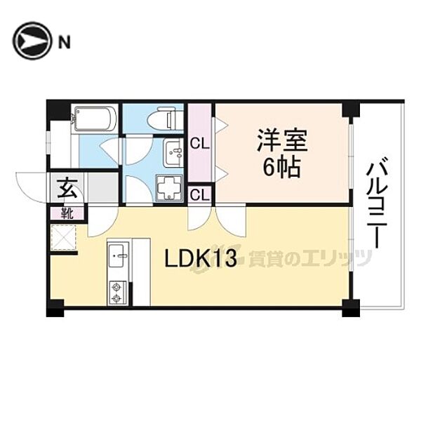 アルファグランデ 510｜奈良県奈良市大宮町６丁目(賃貸マンション1LDK・5階・50.76㎡)の写真 その2