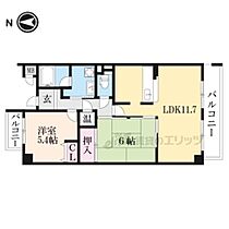 ミリアドリーブス群山 402 ｜ 奈良県奈良市三条桧町（賃貸マンション2LDK・4階・60.08㎡） その2