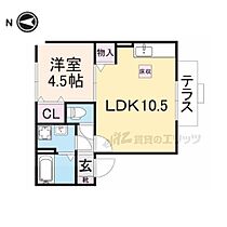 ラフィーネ松ヶ丘 203 ｜ 奈良県生駒市東松ケ丘（賃貸アパート1LDK・2階・36.09㎡） その2