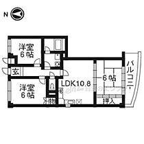 クレールＴＳＵＤＡ 403 ｜ 大阪府枚方市津田駅前２丁目（賃貸マンション3LDK・4階・66.00㎡） その2