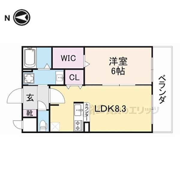 奈良県香芝市狐井(賃貸マンション1LDK・3階・40.20㎡)の写真 その2