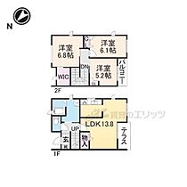 奈良県北葛城郡河合町高塚台１丁目（賃貸アパート3LDK・2階・80.20㎡） その2