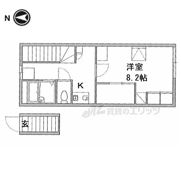 レオパレスセドナ 204｜奈良県大和郡山市今国府町(賃貸アパート1K・2階・26.08㎡)の写真 その2