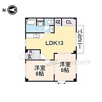 ハイツまほろば 202 ｜ 奈良県橿原市新口町（賃貸アパート2LDK・2階・52.17㎡） その2