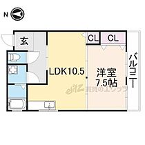 北袋町ハイツ 201 ｜ 奈良県奈良市北袋町（賃貸アパート1LDK・2階・43.20㎡） その2