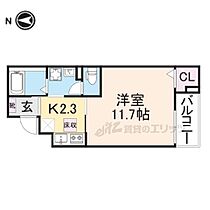 ベルオーブＶ 201 ｜ 奈良県大和郡山市東岡町（賃貸アパート1K・2階・30.40㎡） その2