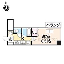 奈良県奈良市大宮町４丁目（賃貸マンション1K・5階・25.65㎡） その2