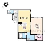 奈良県奈良市大宮町２丁目（賃貸マンション1LDK・1階・44.11㎡） その2