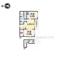 サンシャイン富堂 205 ｜ 奈良県天理市富堂町（賃貸アパート2LDK・2階・55.78㎡） その2