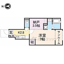 奈良県奈良市南京終町４丁目（賃貸アパート1DK・1階・35.65㎡） その2