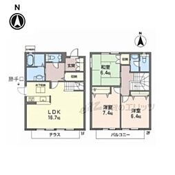 昴の郷学園前D 3LDKの間取図画像