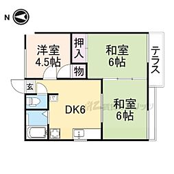 ボヌール菅原町 3DKの間取図画像