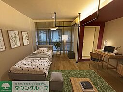 東京メトロ南北線 麻布十番駅 徒歩11分の賃貸マンション 2階ワンルームのリビング/ダイニング