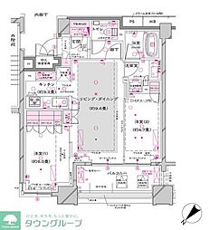オーパスレジデンス銀座イースト 2LDKの間取図画像