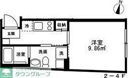 JASPERkomazawadaigaku 1Kの間取図画像