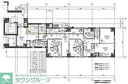 Usquare築地 ワンルームの間取図画像
