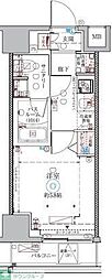 CREVISTA品川西大井2 1Kの間取図画像