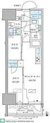 パークアクシス品川天王洲アイル 2DKの間取図画像