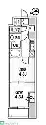 weaveplaceSHINKAMATA 2Kの間取図画像