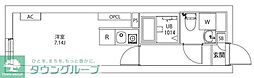 AXIA M-City武蔵小山 ワンルームの間取図画像
