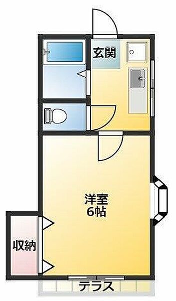 東京都板橋区前野町6丁目(賃貸アパート1K・2階・19.44㎡)の写真 その2